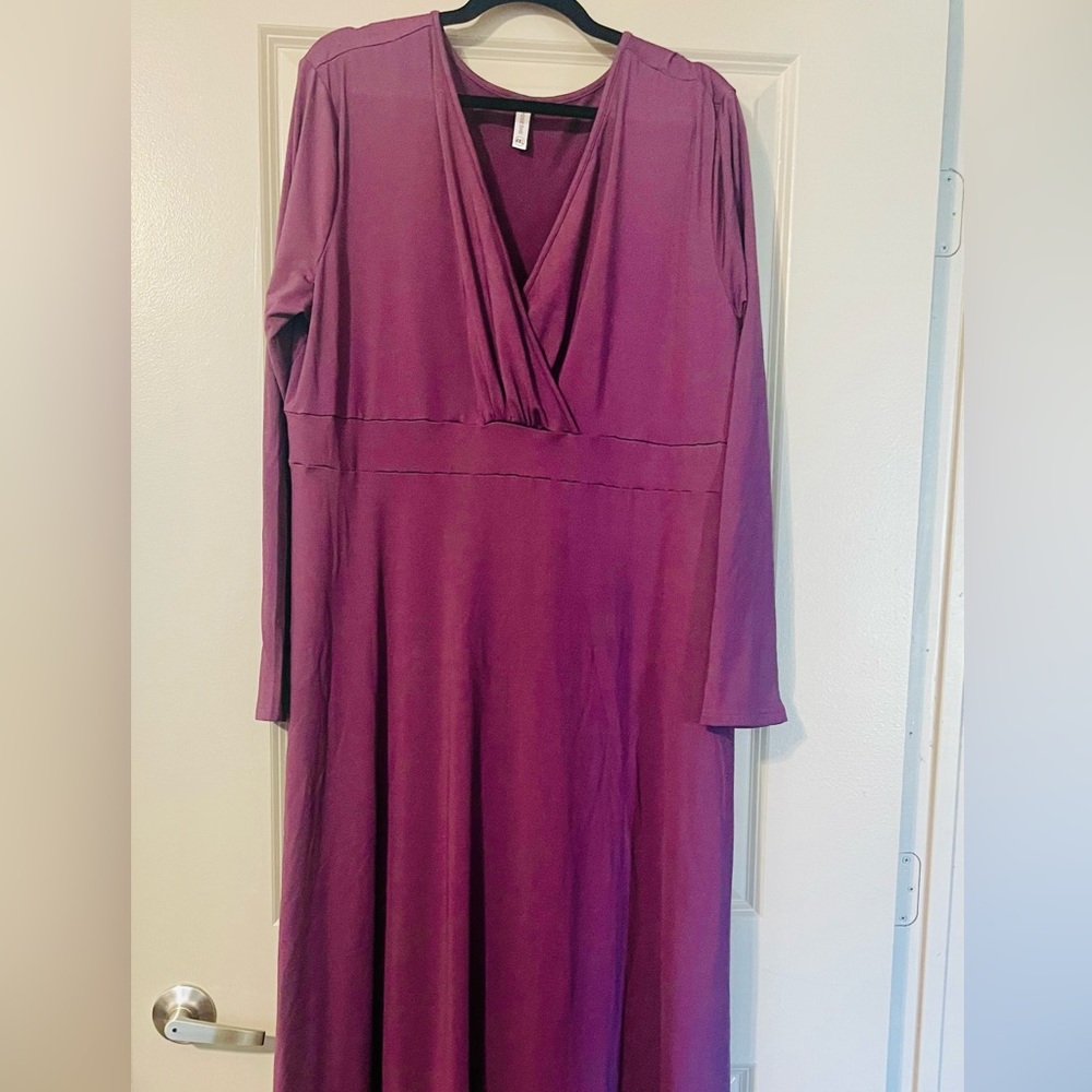 Elegant Purple Women's Dress